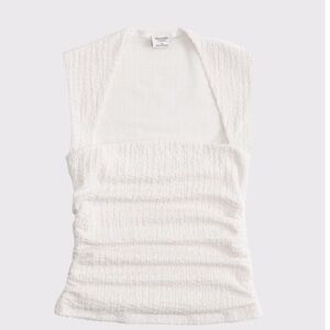 A&F Ava Bubble Knit Top NWOT